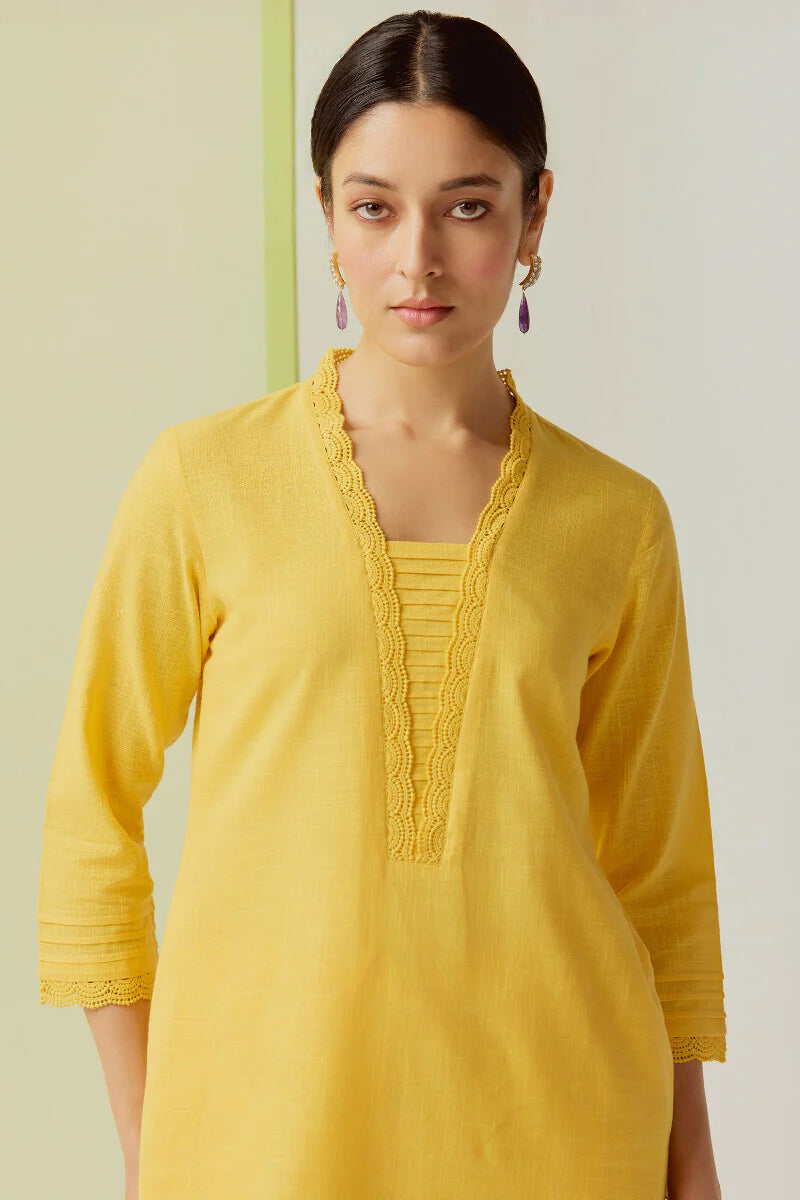 Surplus: Roza Sehreen Yellow Kurta