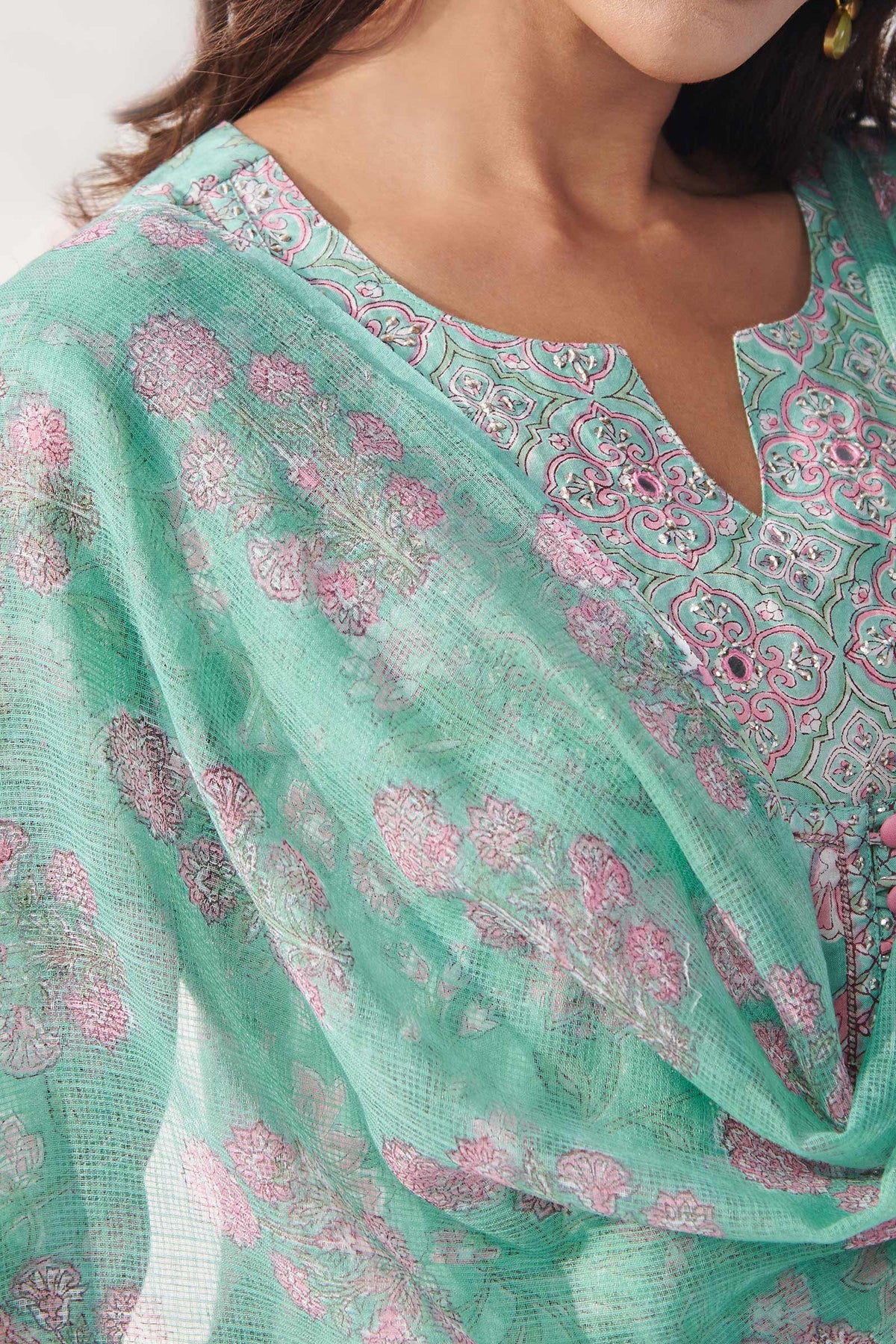 Gulbahar Sehr Sanganeri Dupatta