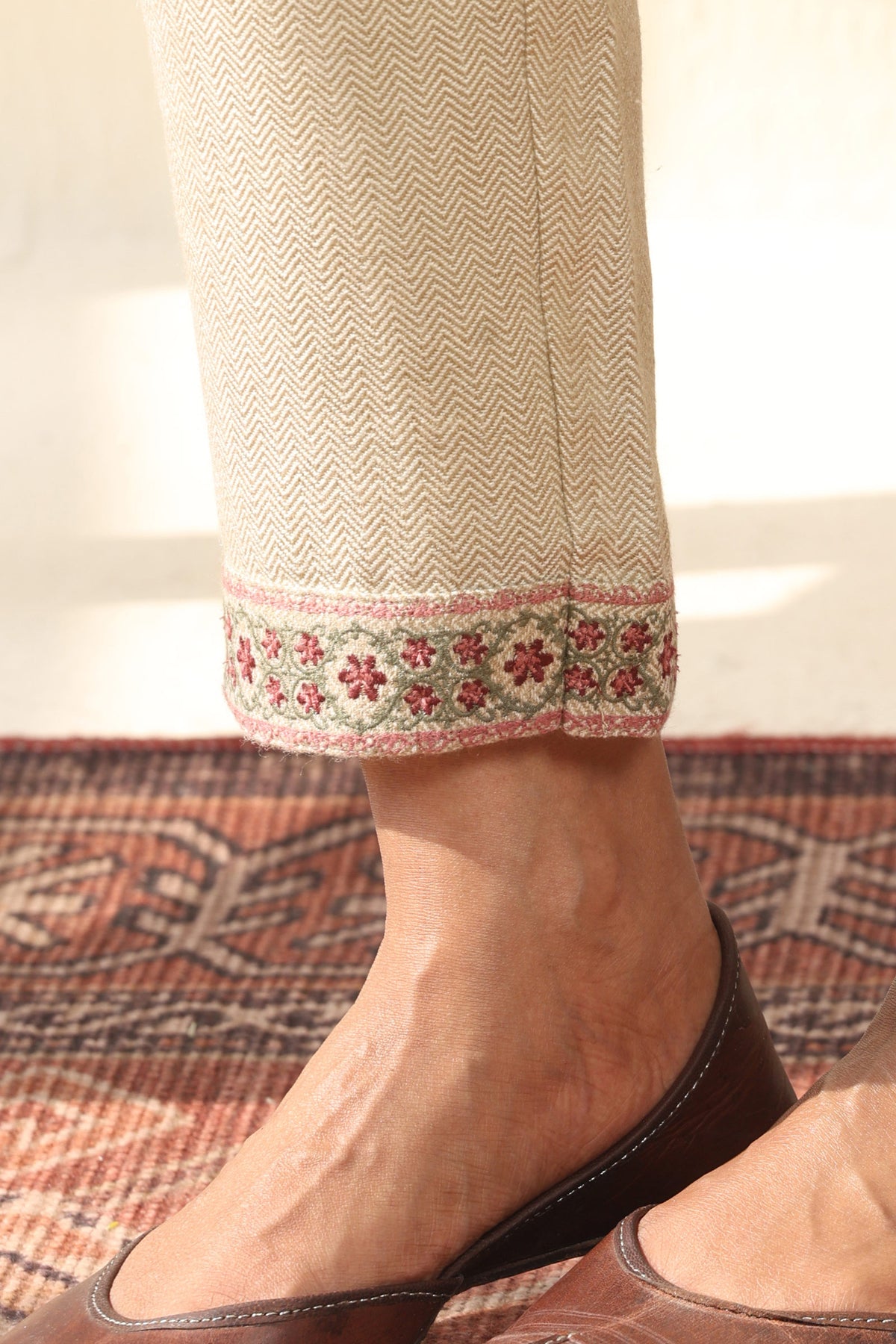 Naadirah Nahida Faux Wool Narrow Pants
