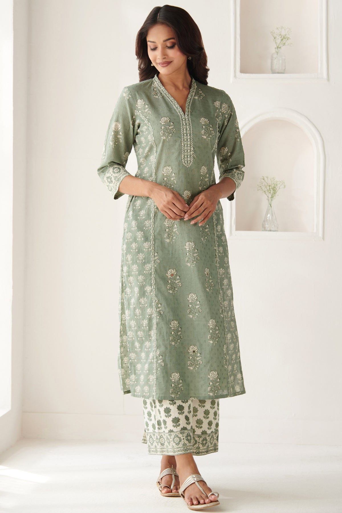 Gulbarg Kaira Sanganeri Kurta