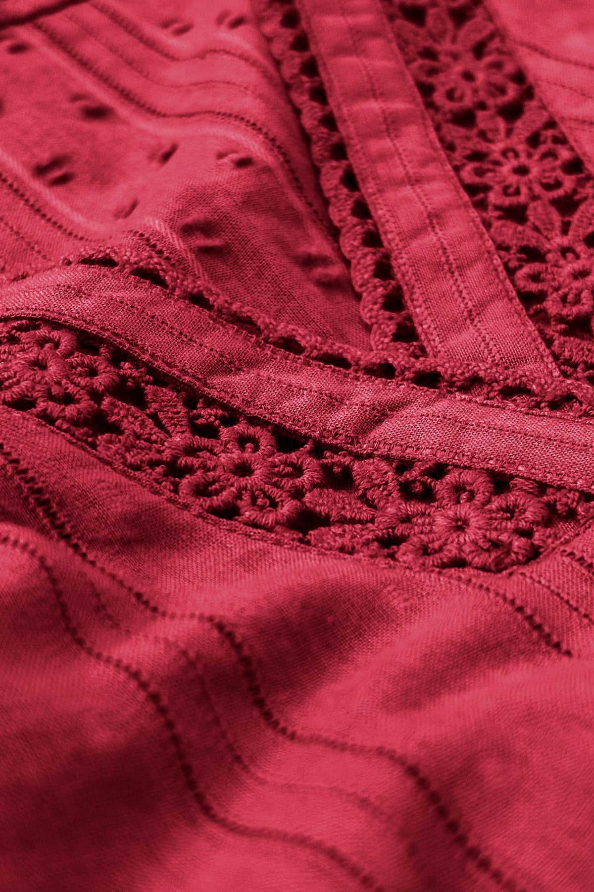Roza Sehr Brick Red Kurta