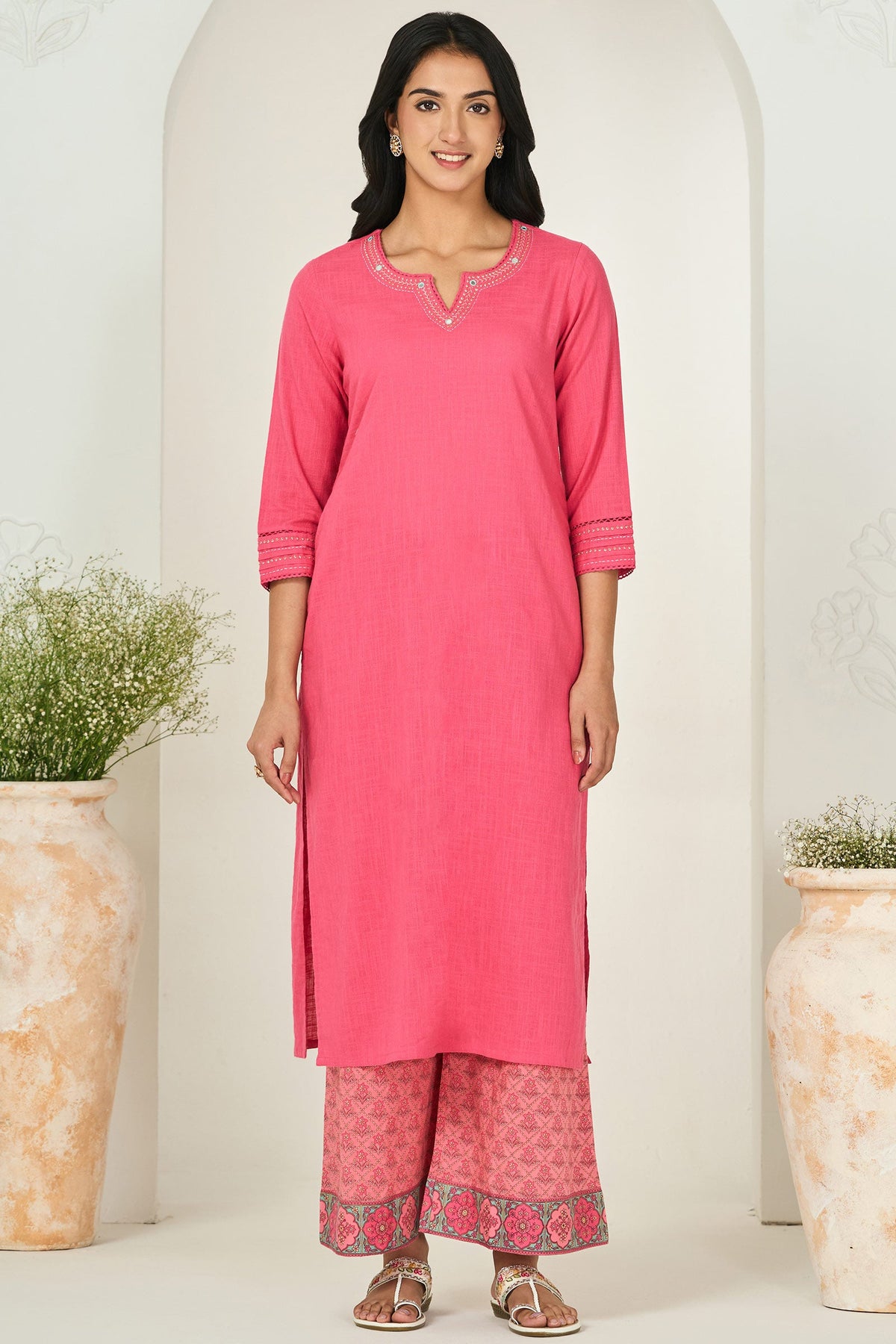 Surplus: Roza Zara Pink Kurta