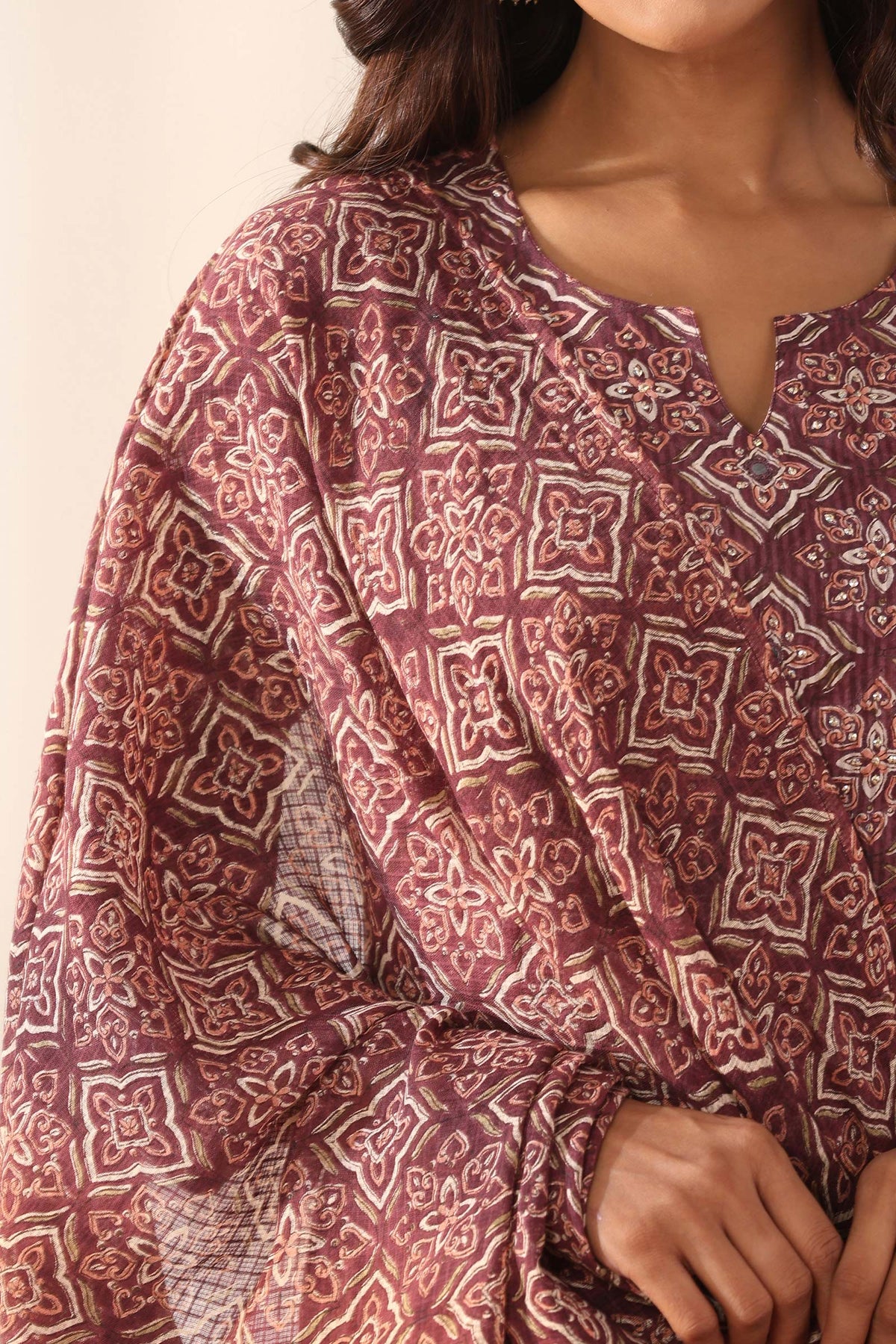 Gauhar Rabiah Sanganeri Dupatta