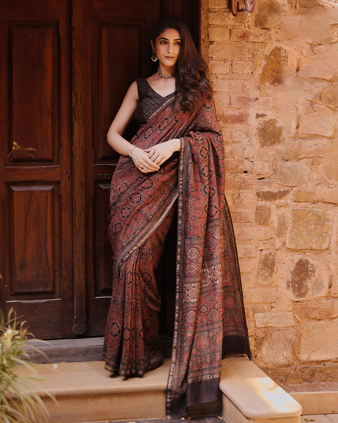 Surplus: Sehra Nahida Ajrakh Chanderi Saree