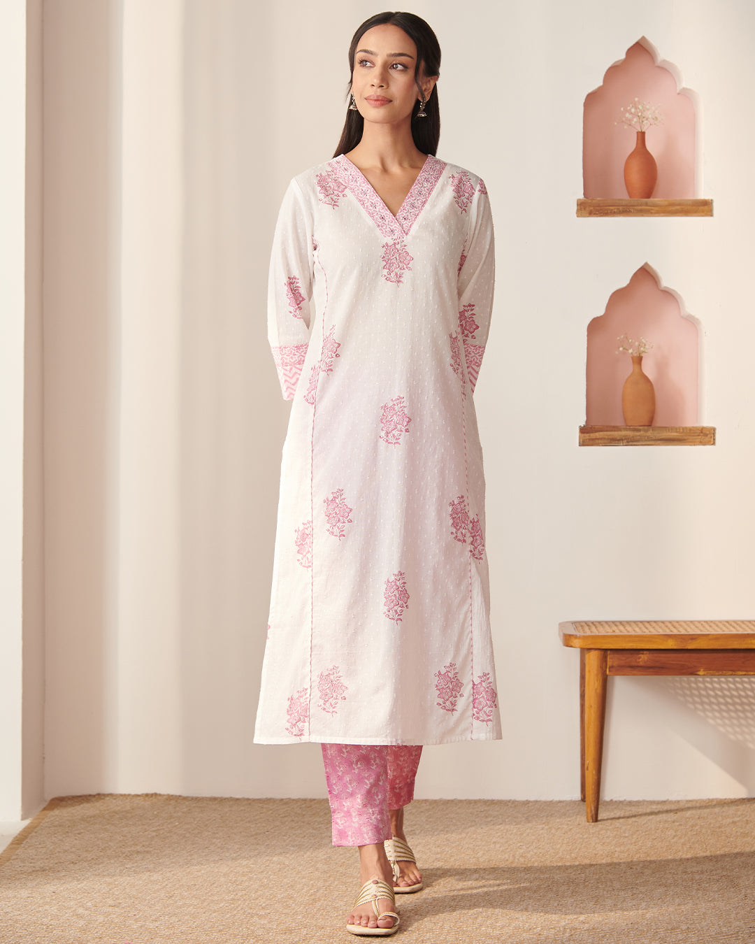 Rosheen Asfiya Sanganeri Kurta