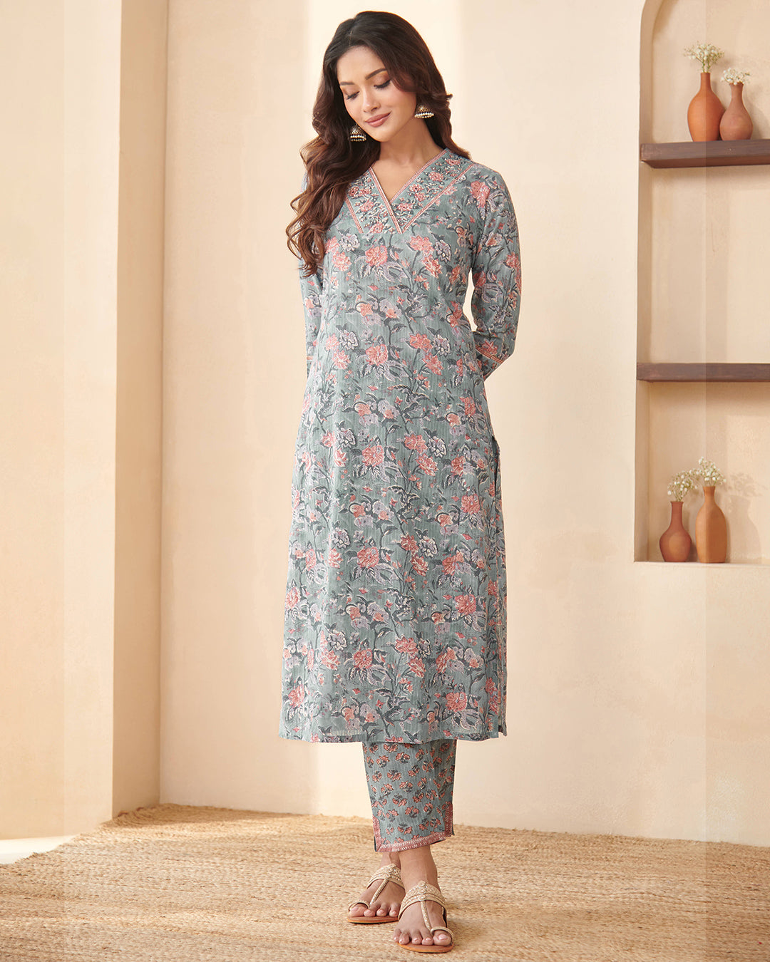 Nasrine Mahi Sanganeri Kurta