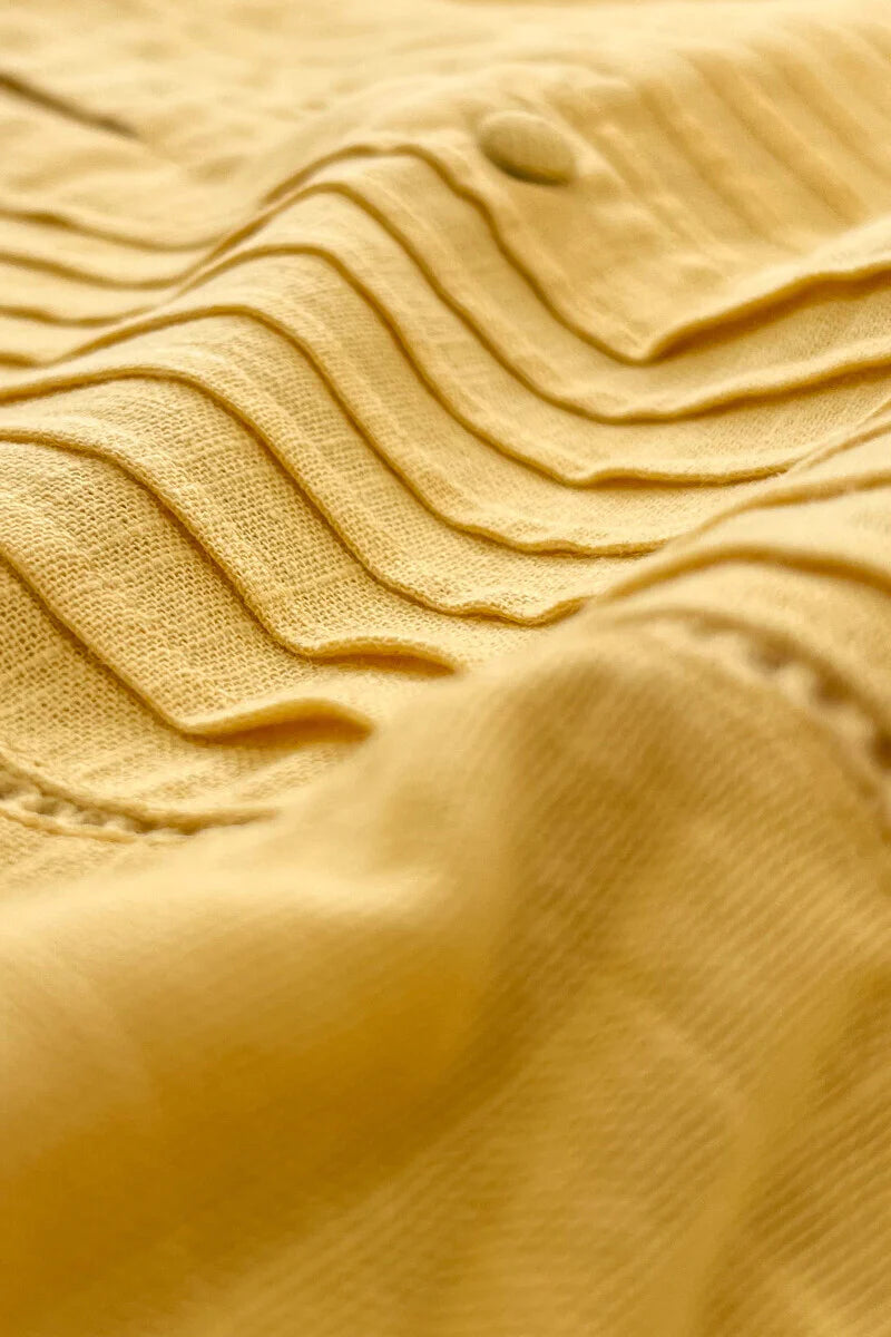 Surplus: Roza Nida Lemon Yellow Kurta