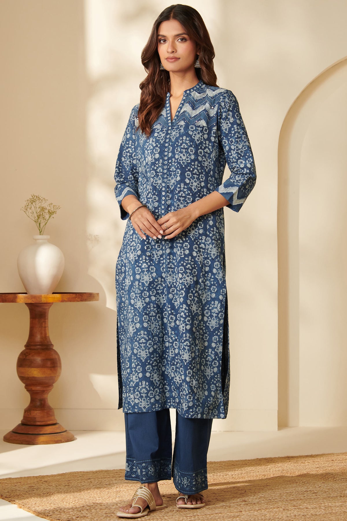 Sehra Aasira Bagru Kurta