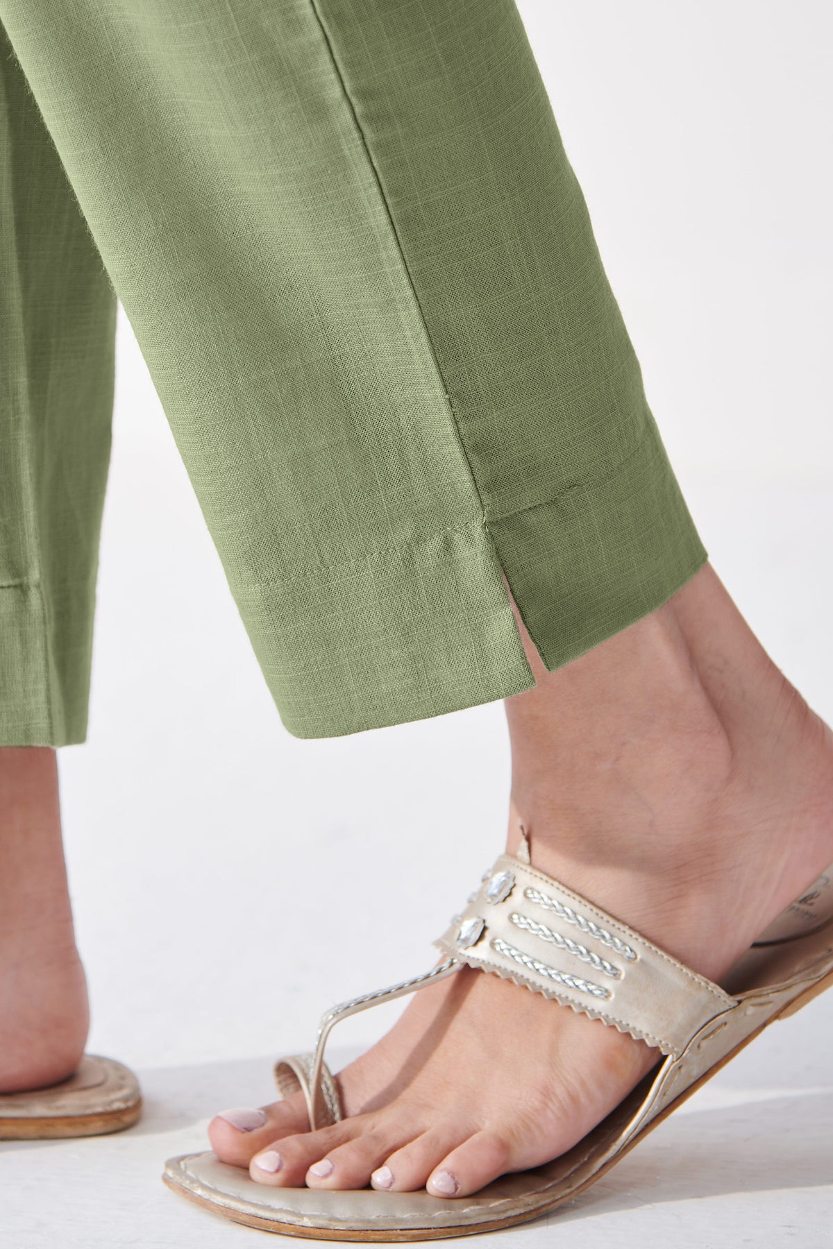 Roza Alia Green Narrow Pants