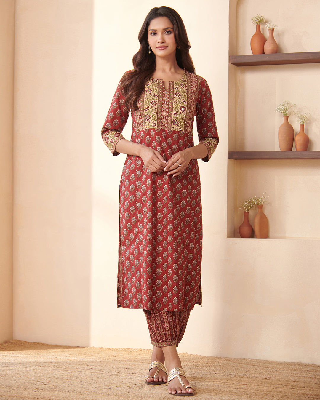 Gauhar Malaika Sanganeri Kurta