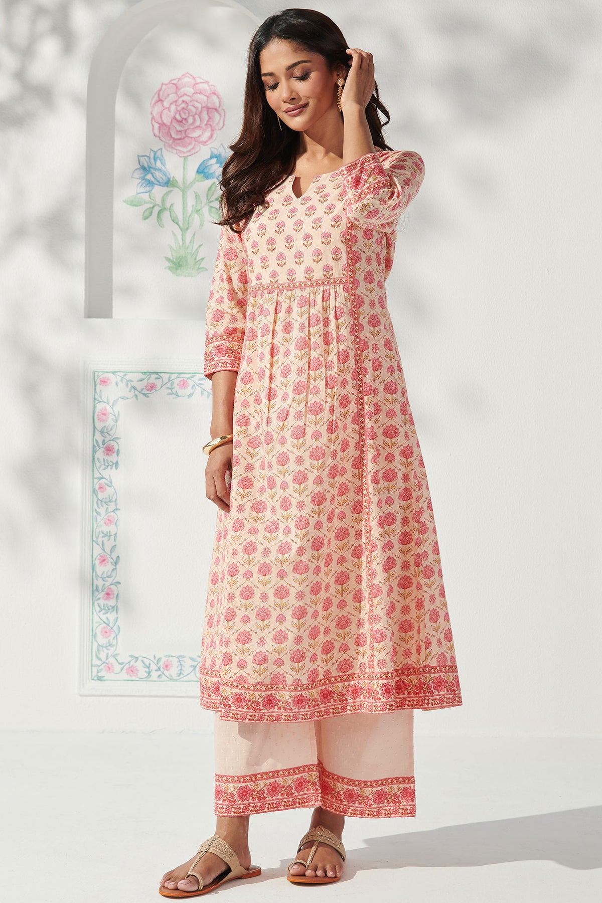 Gulbahar Saira Sanganeri Kurta