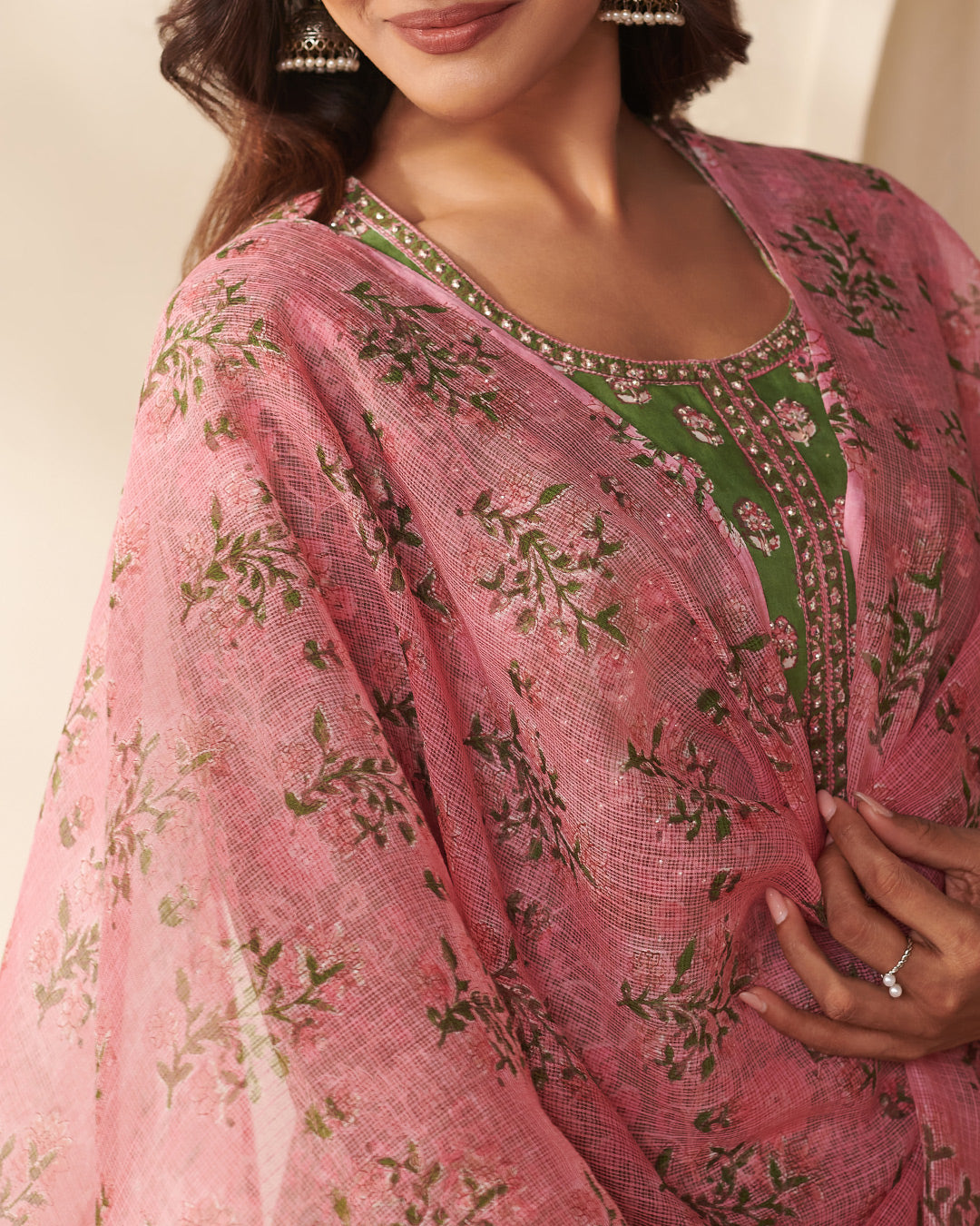 Gauhar Aleena Sanganeri Dupatta