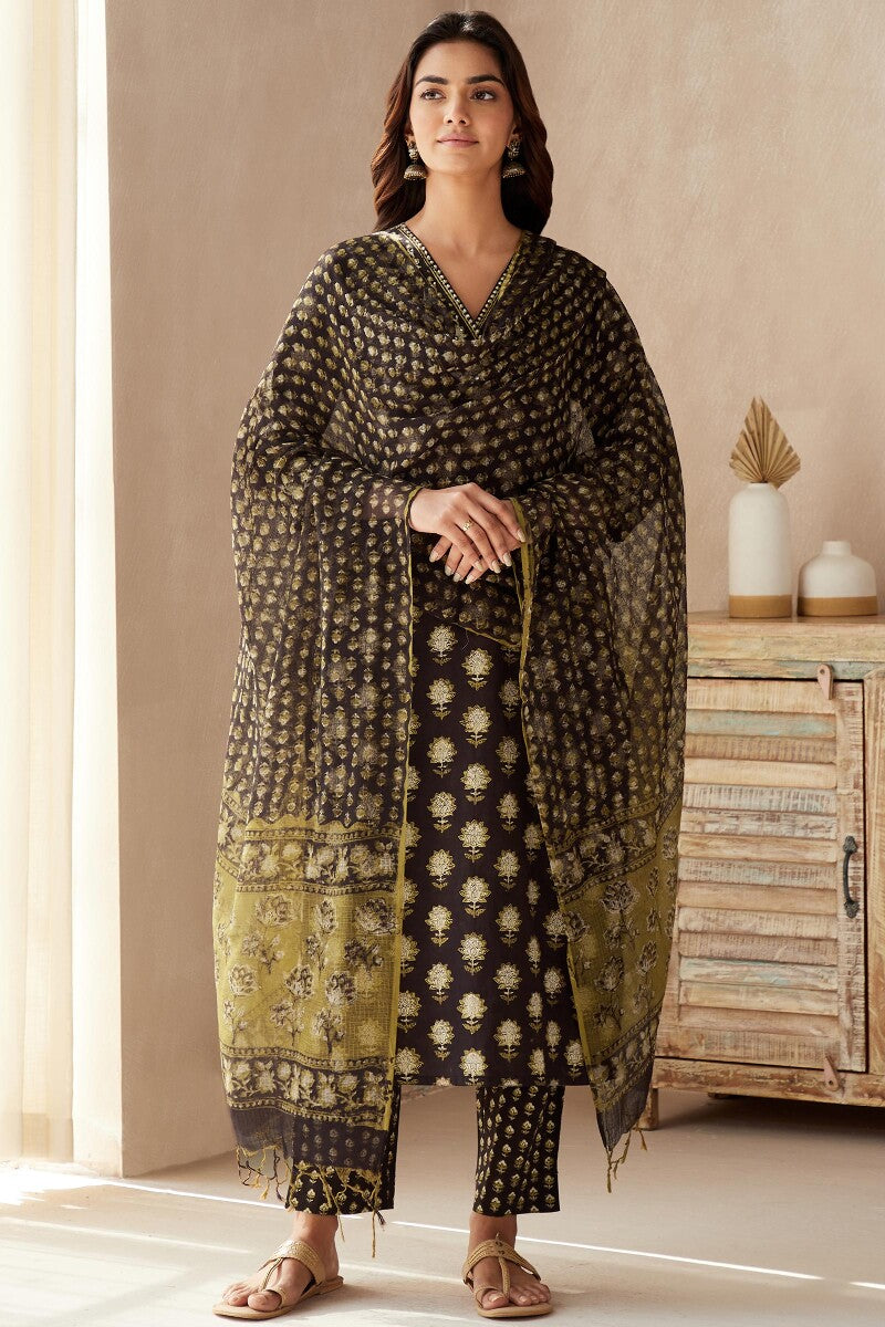 Sehra Mahira Bagru Kurta