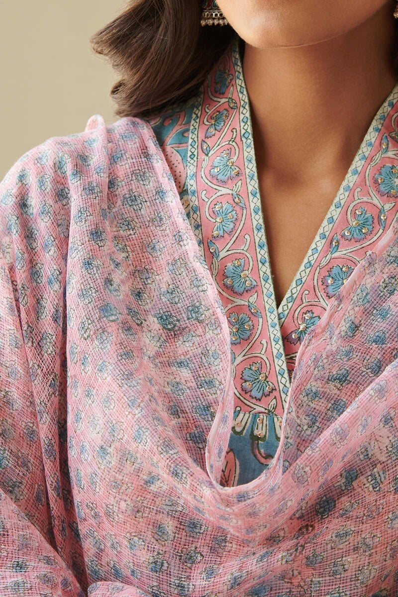 Gauhar Siya Sanganeri Kota Dupatta