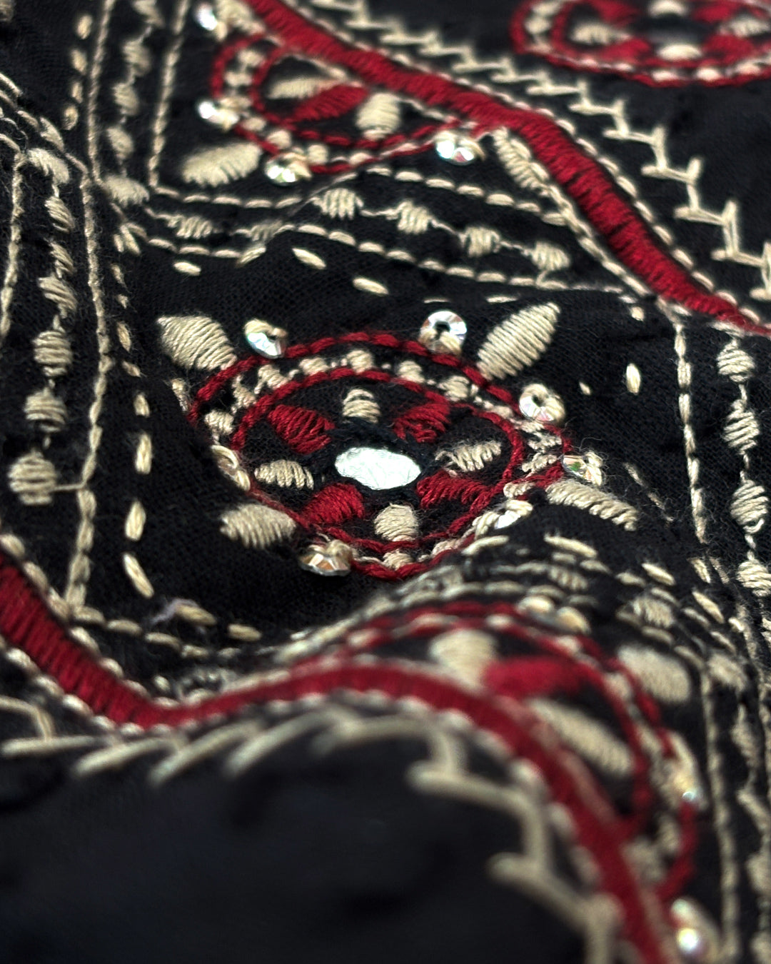 Mehraab Safiya Black Kurta