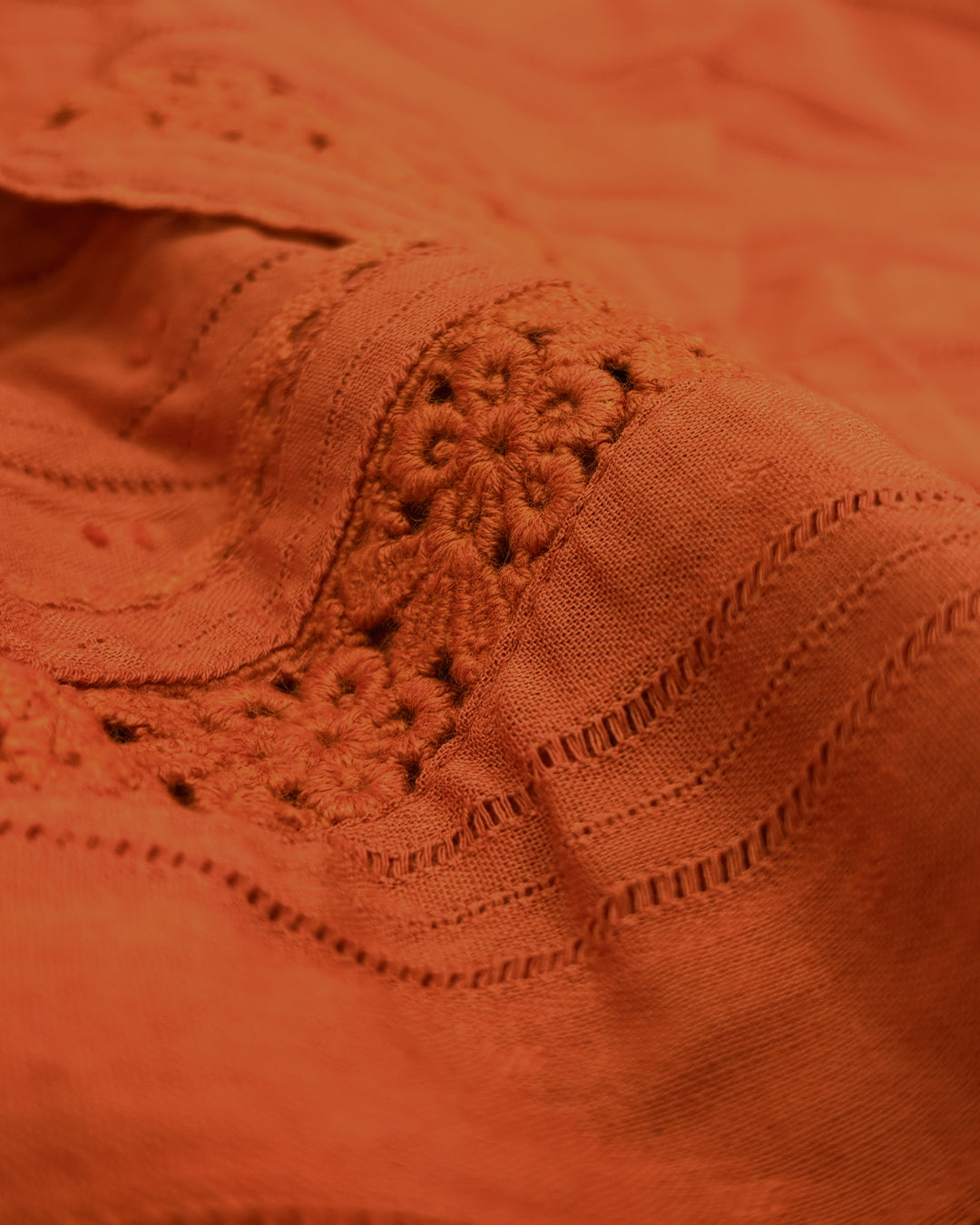 Roza Farhat Rust Orange Kurta