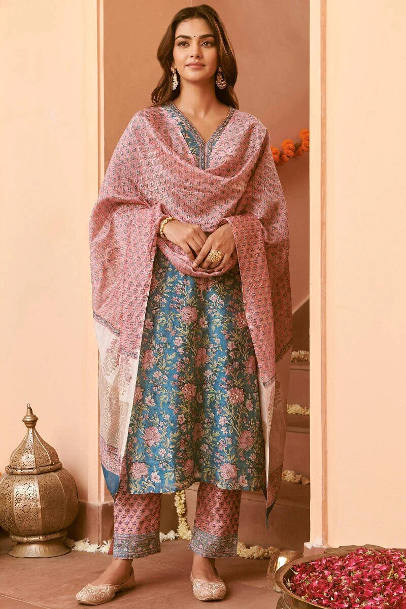 Mehrunissa Kiara Chanderi Dupatta