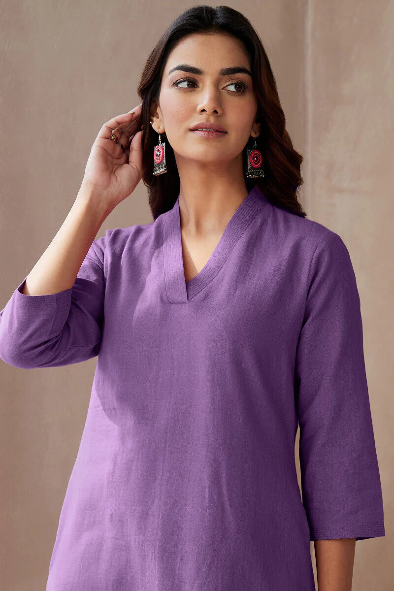 Surplus: Roza Seher Violet Kurta