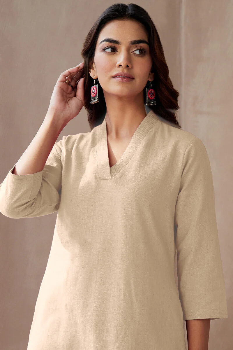Surplus: Roza Cream Kurta