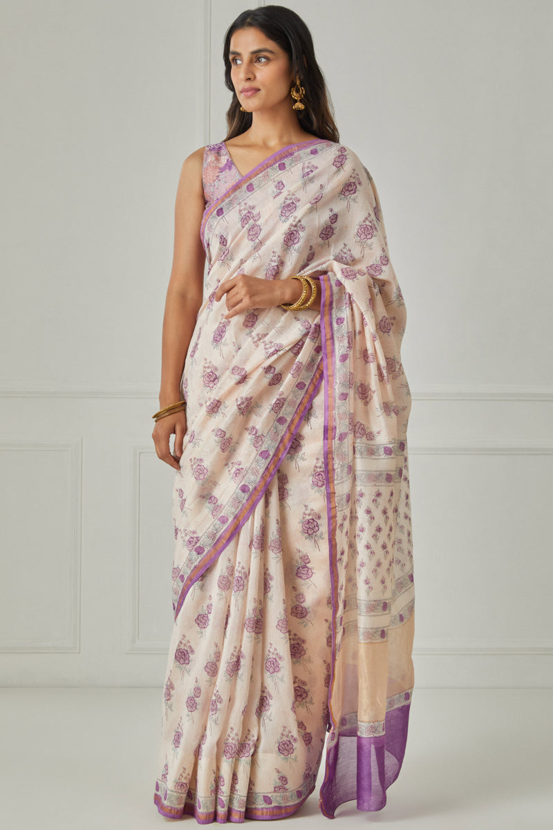 Sanaa Haider Chanderi Saree