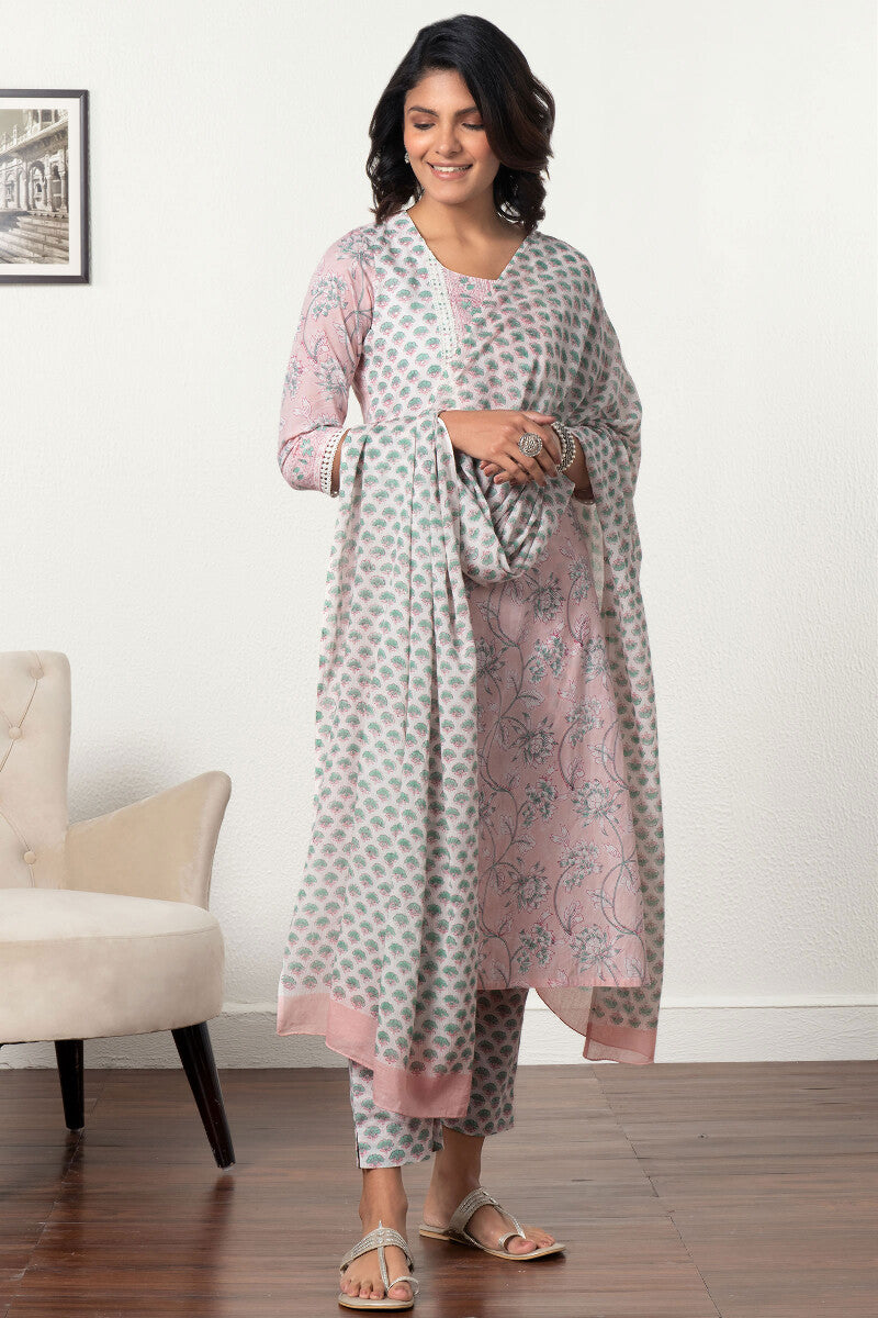 Roz Meher Shaheen Sanganeri Narrow Pants
