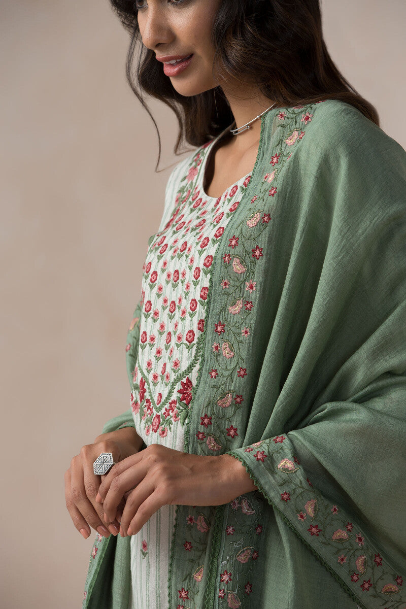 Gulbarg Faheema Cotton Silk Dupatta