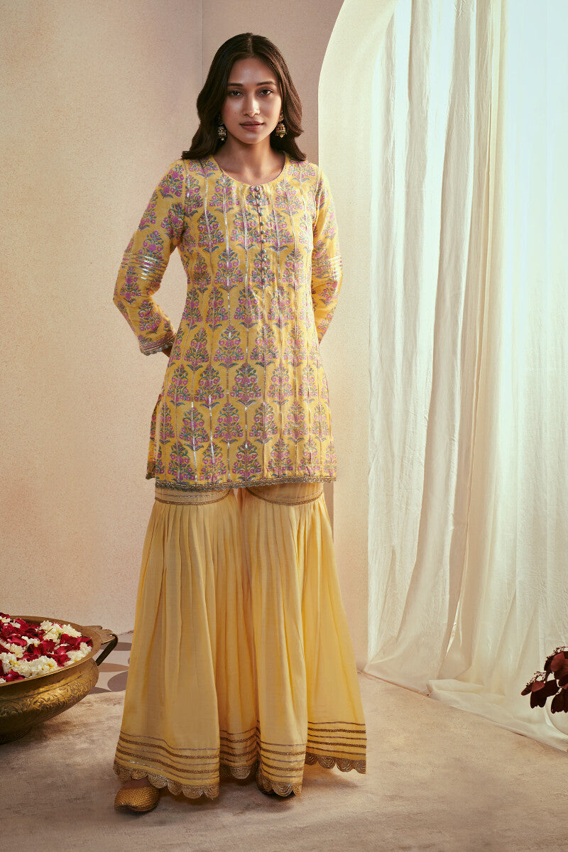 Gauhar Mahira Modal Sanganeri Kurta
