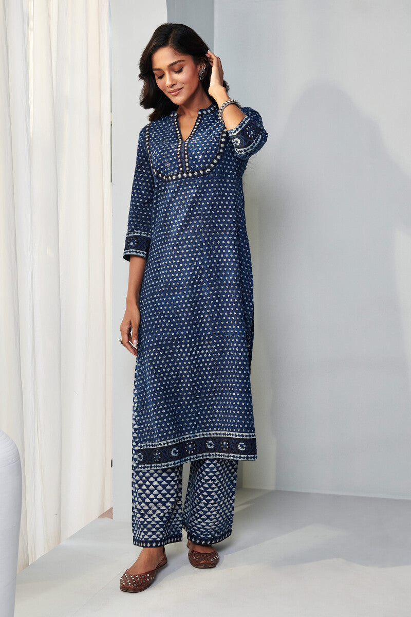 Sehra Simar Bagru Kurta