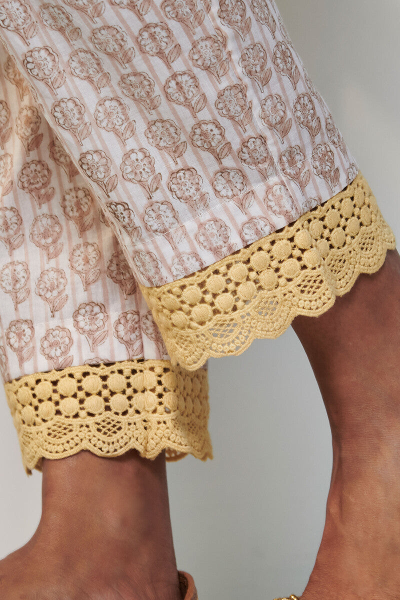 Gauhar Fizah Sanganeri Narrow Pants