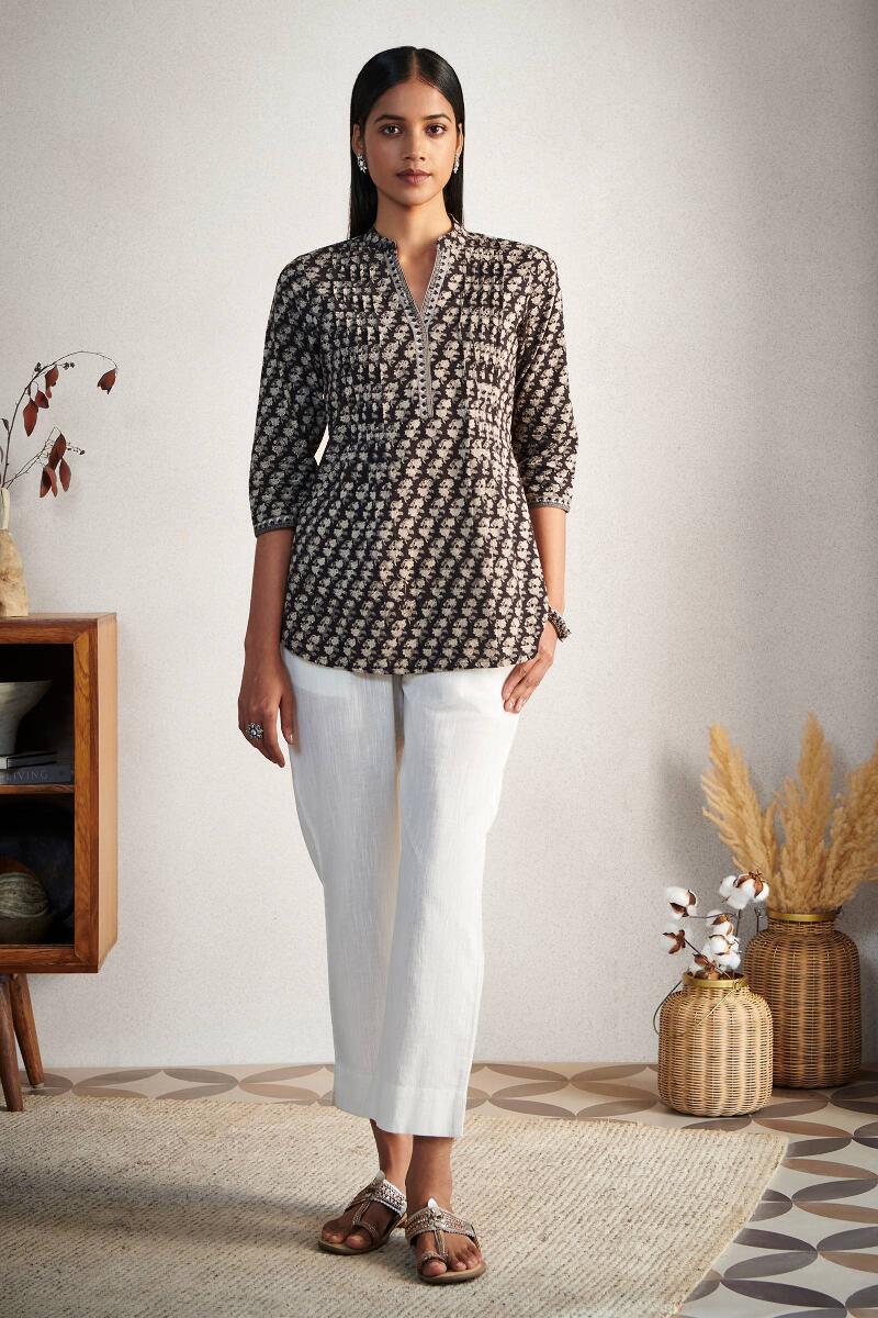 Roza Jia White Pants