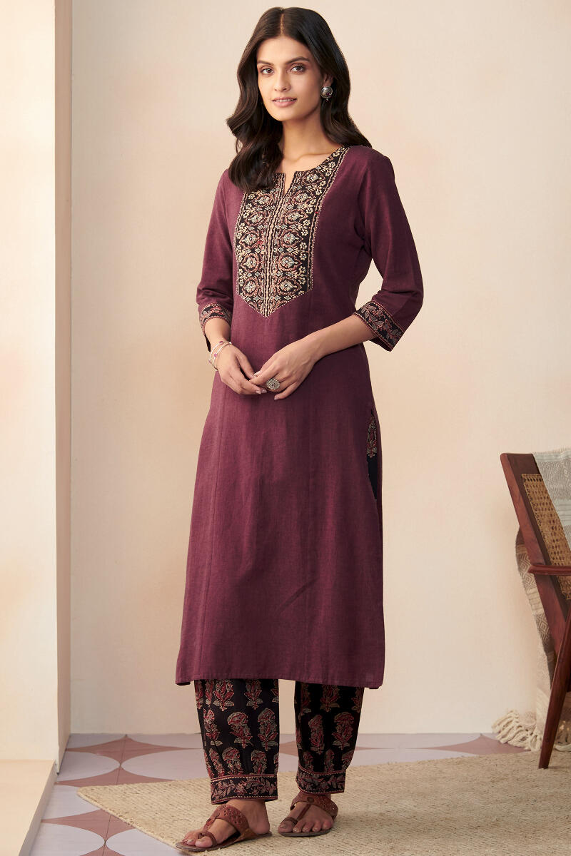 Sehra Gauhar Ajrak Kurta