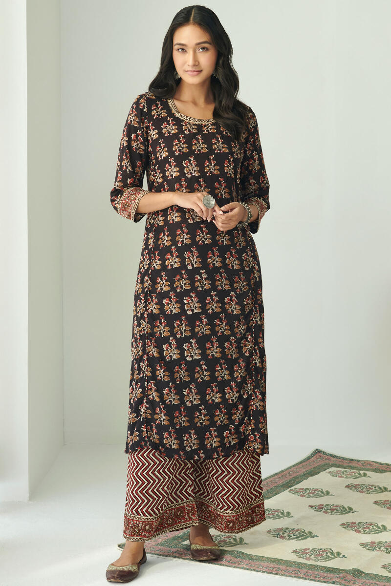 Sehra Kashaf Bagru Kurta