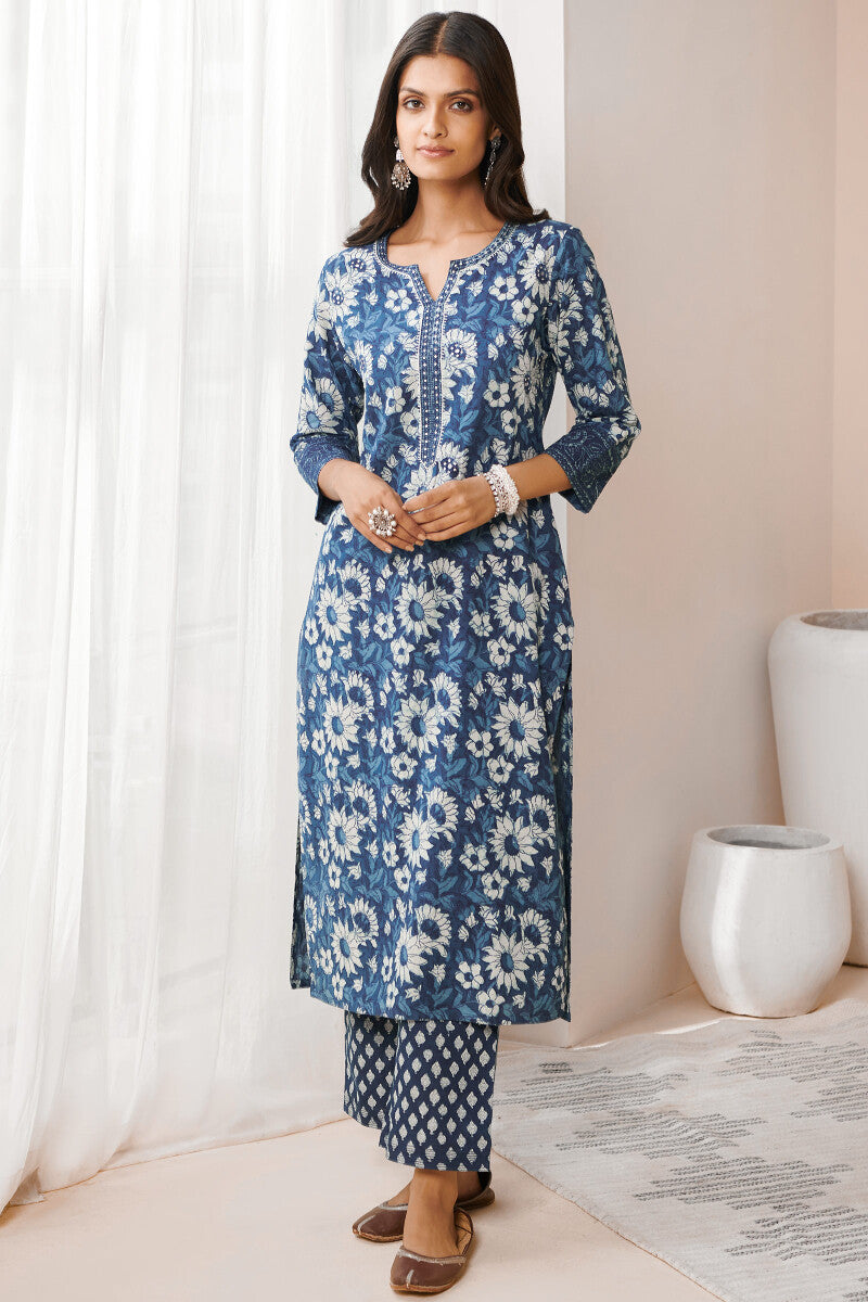 Nurtaj Rehmat Indigo Kurta
