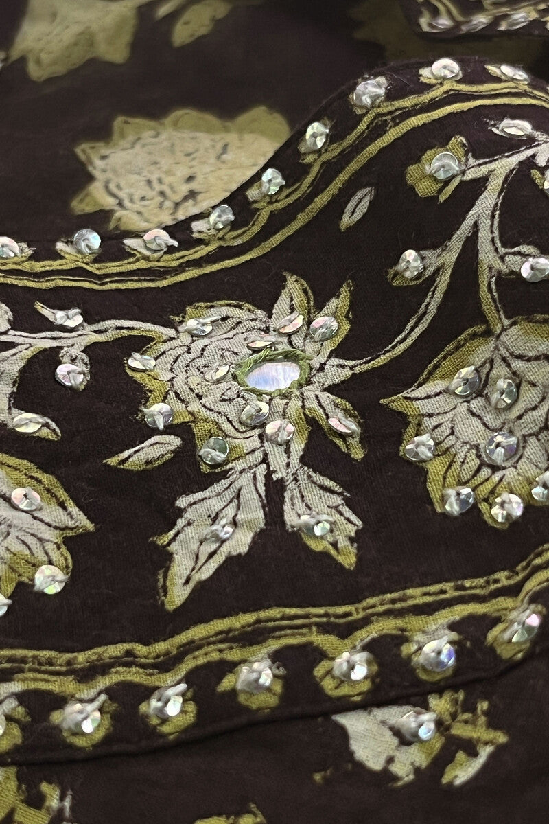 Sehra Mahira Bagru Kurta