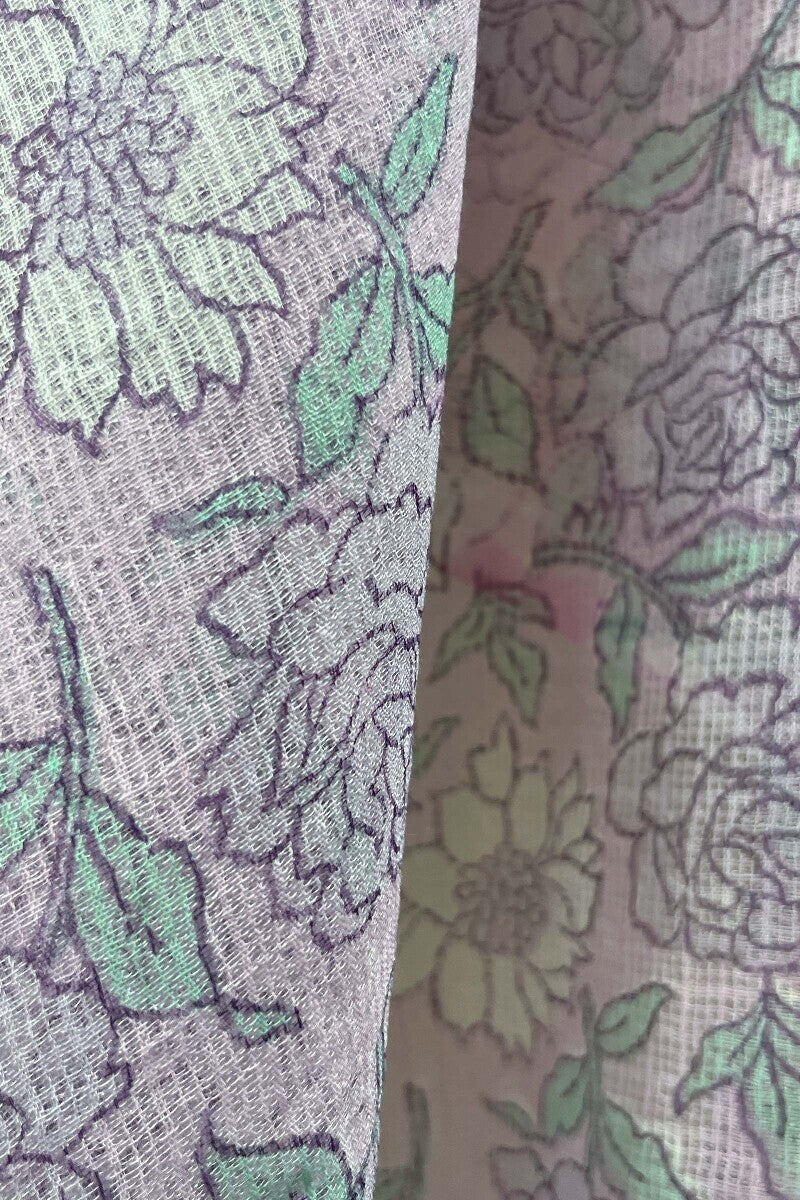 Purple Sanganeri Dupatta