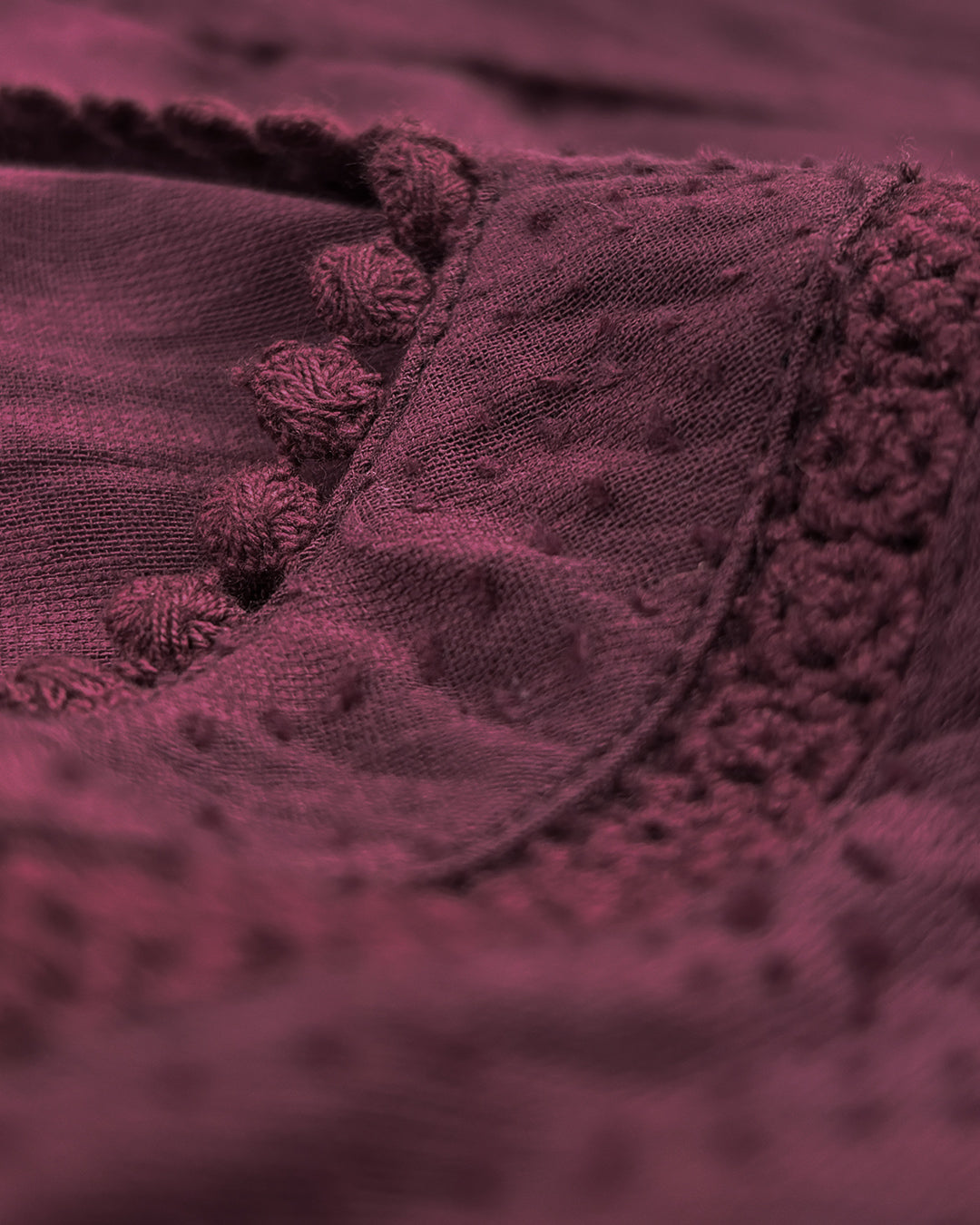 Roza Fariah Wine Kurta