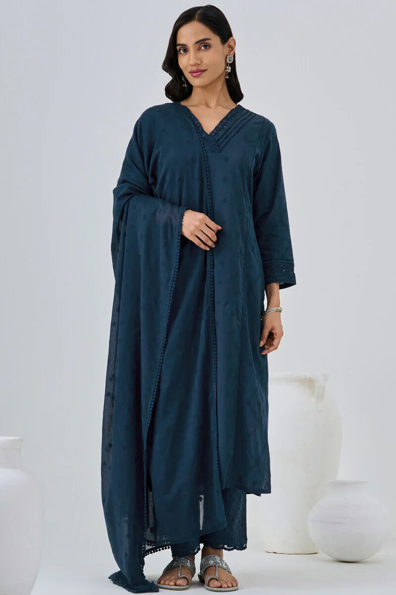 Surplus: Roza Aafiyah Navy Blue Narrow Pants