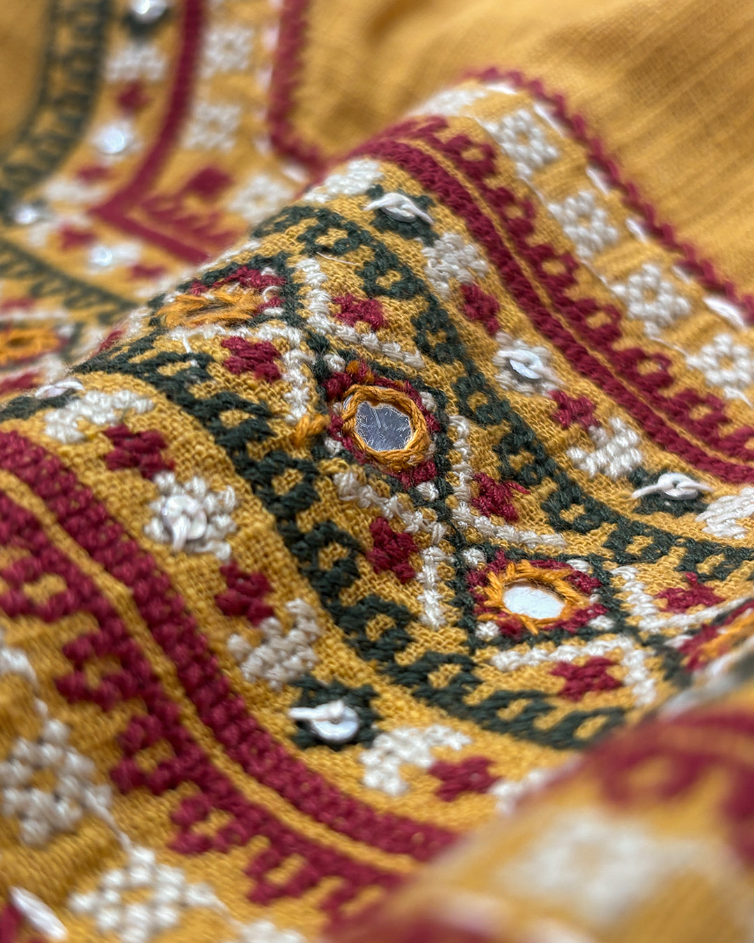 Mehraab Suhana Mustard Kurta