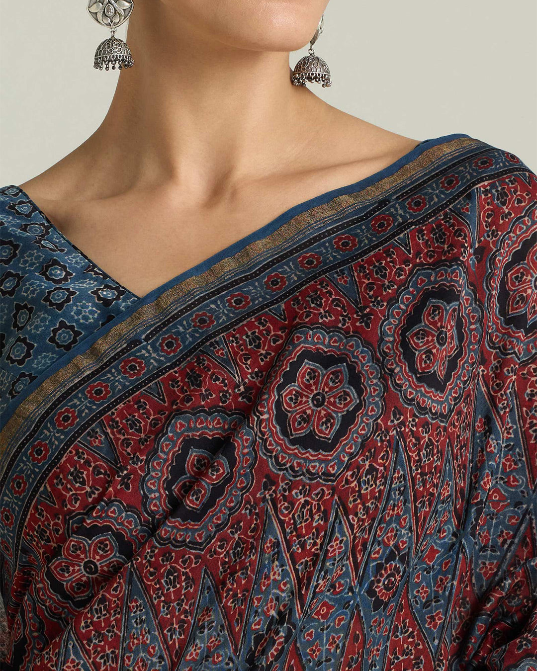 Surplus: Sehra Rumi Ajrakh Chanderi Saree