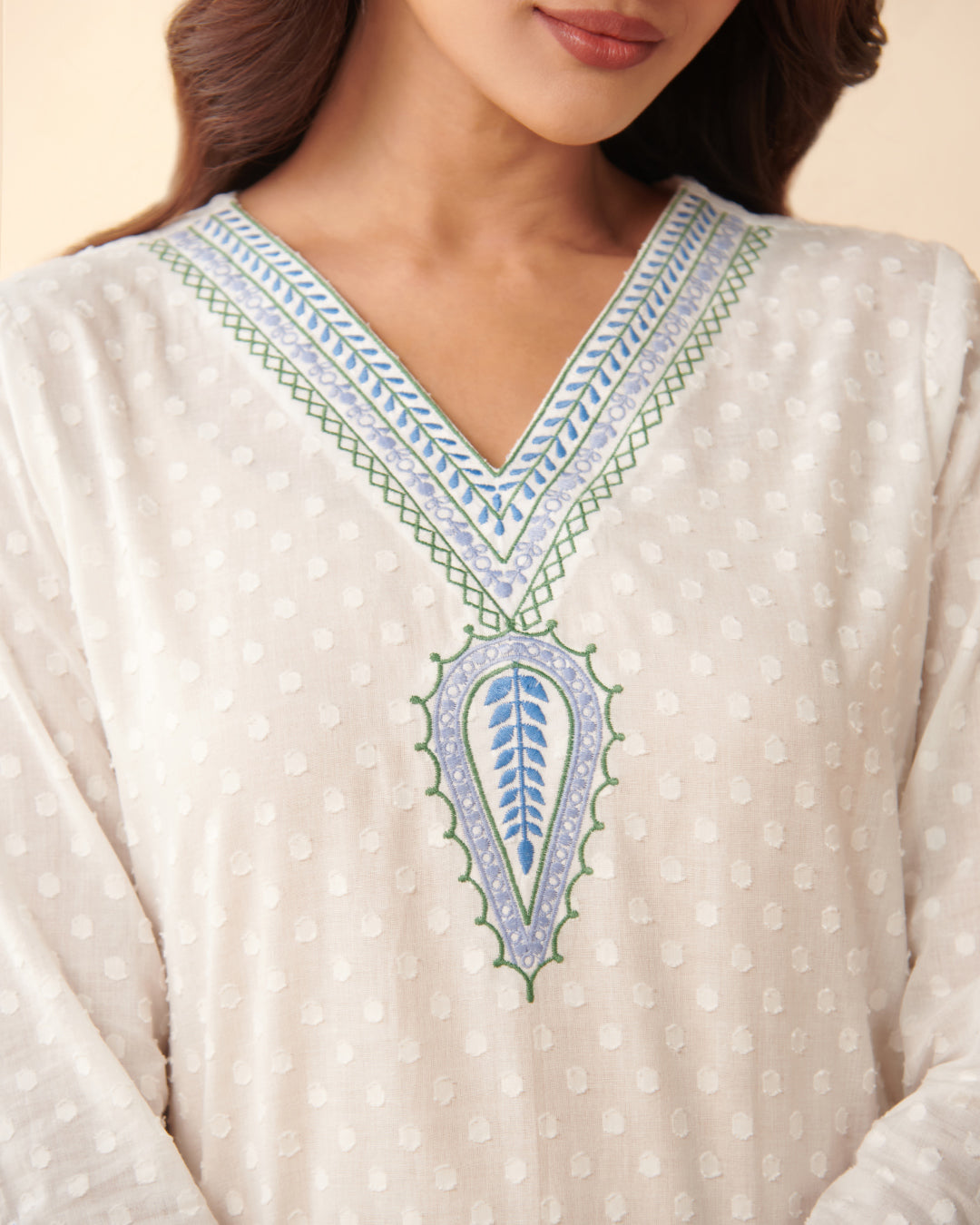 Mehraab Farhat White Kurta