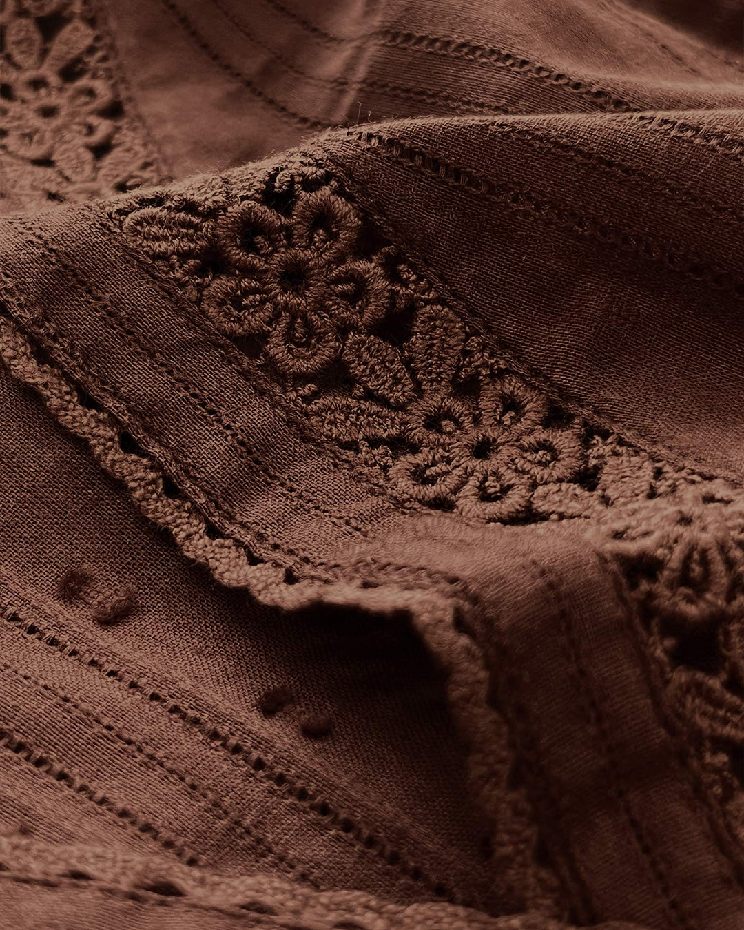 Roza Seher Brown Kurta