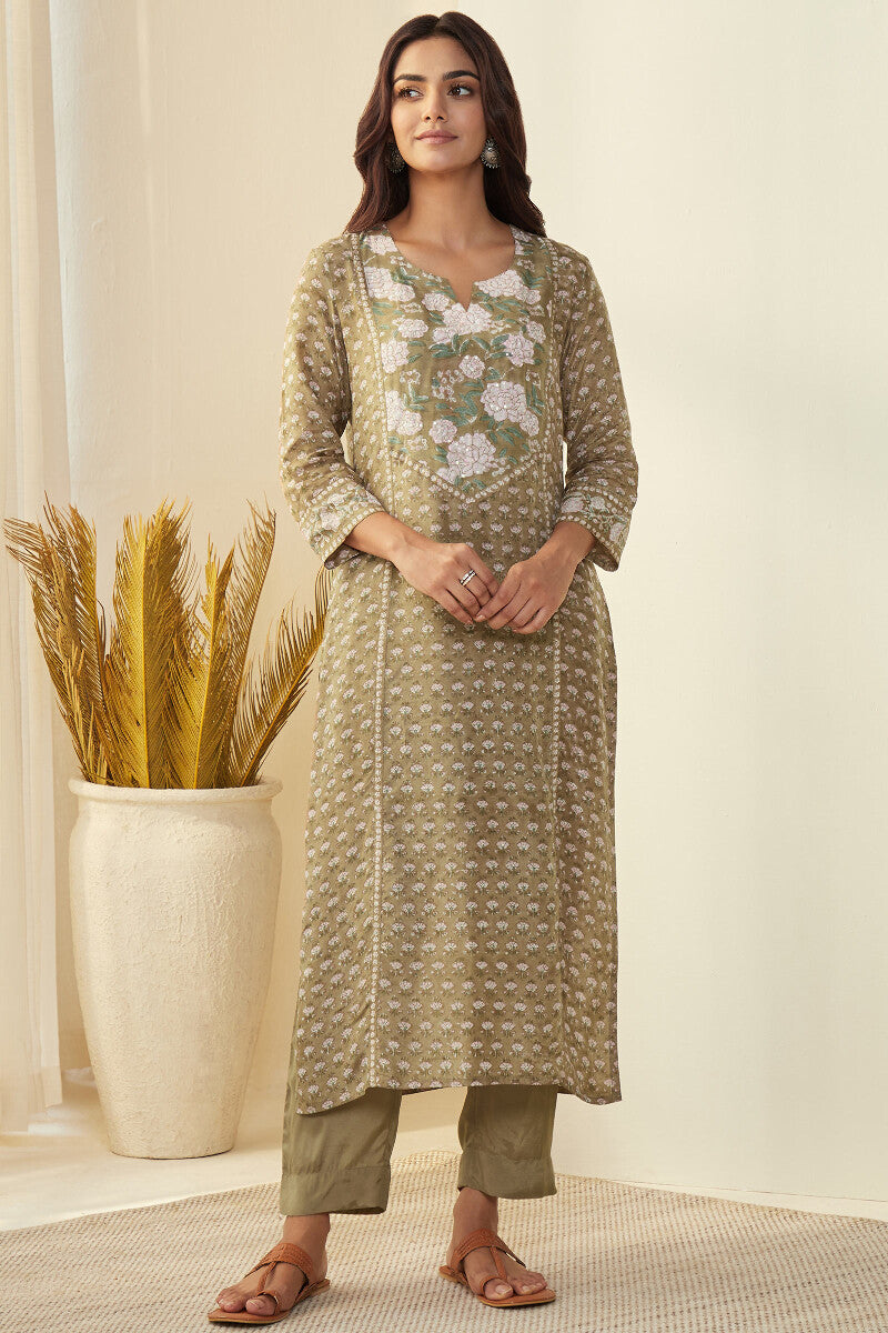 Gulshan Bagh Rahat Sanganeri Kurta