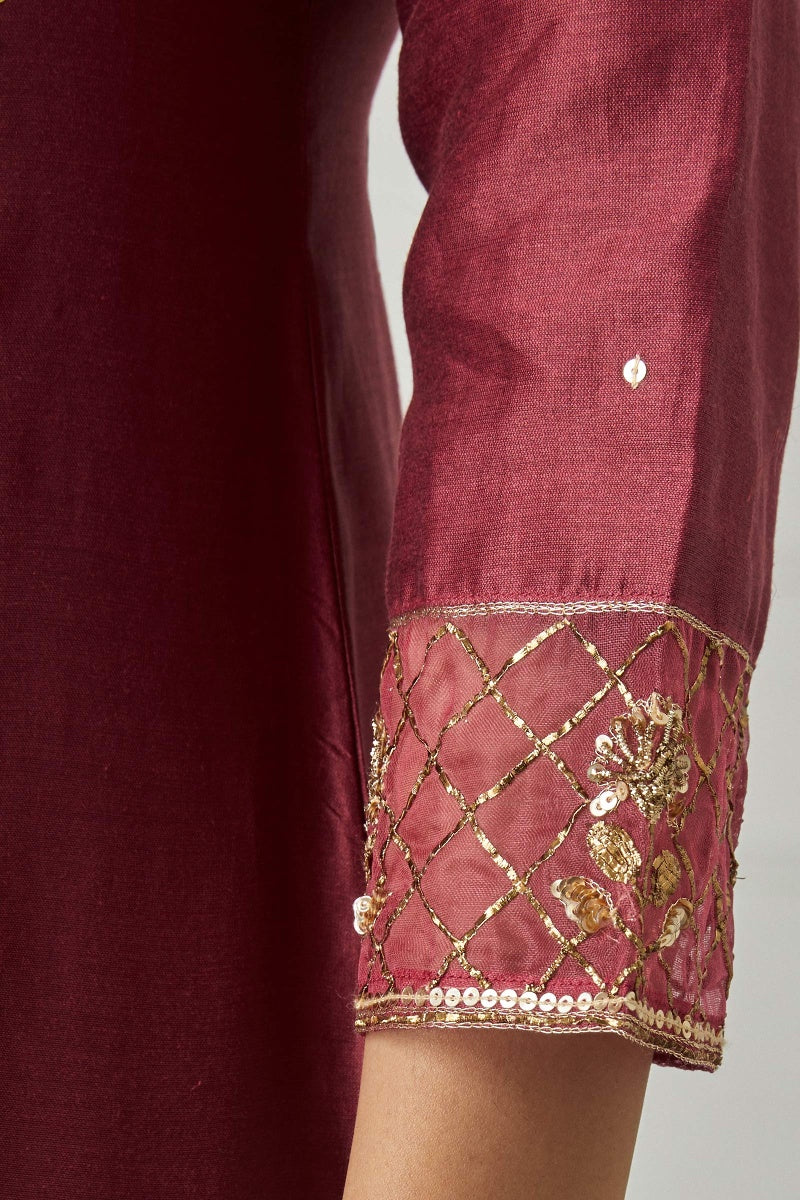 Sanaa Sahira Chanderi Kurta