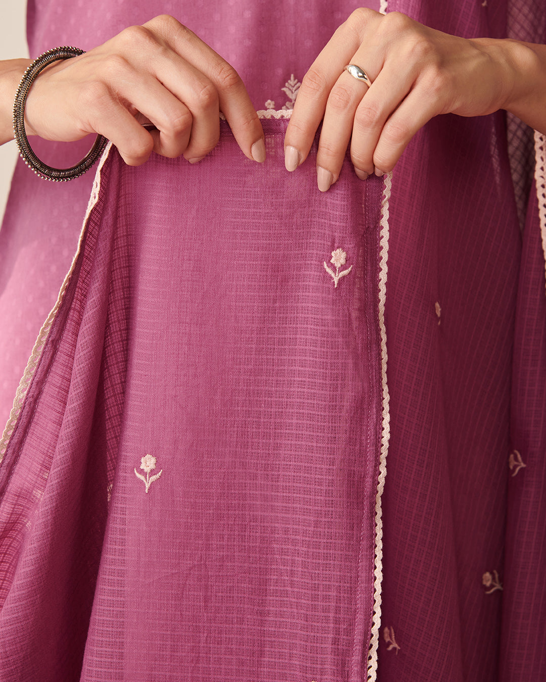 Mehraab Nisa Purple Dupatta