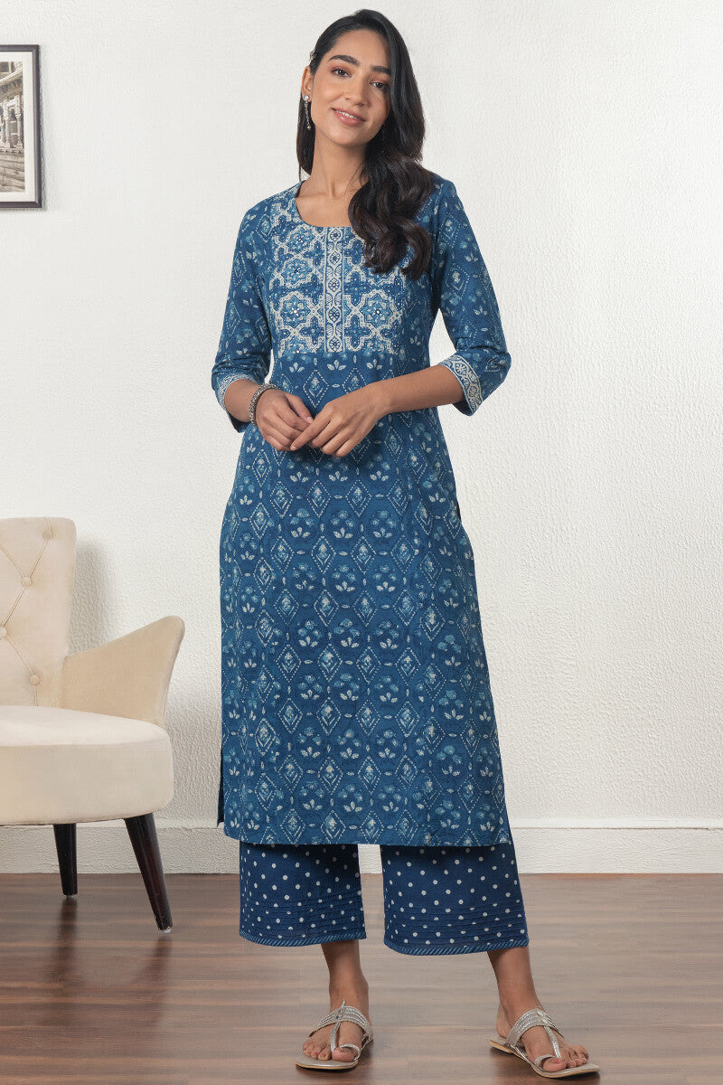 Noor Raziya Indigo Kurta