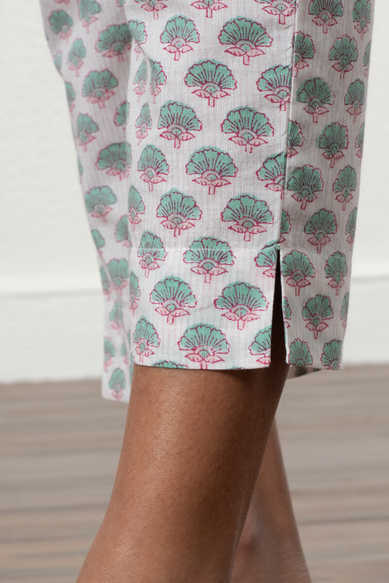 Roz Meher Shaheen Sanganeri Narrow Pants