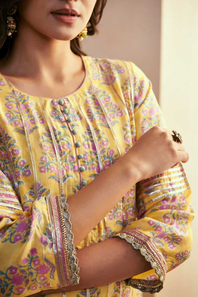 Gauhar Mahira Modal Sanganeri Kurta