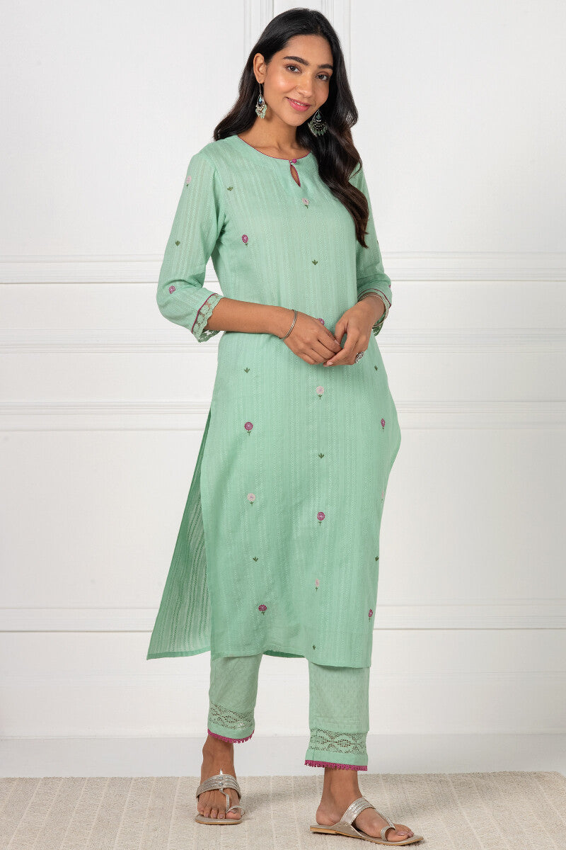 Gulnaz Siya Dobby Kurta