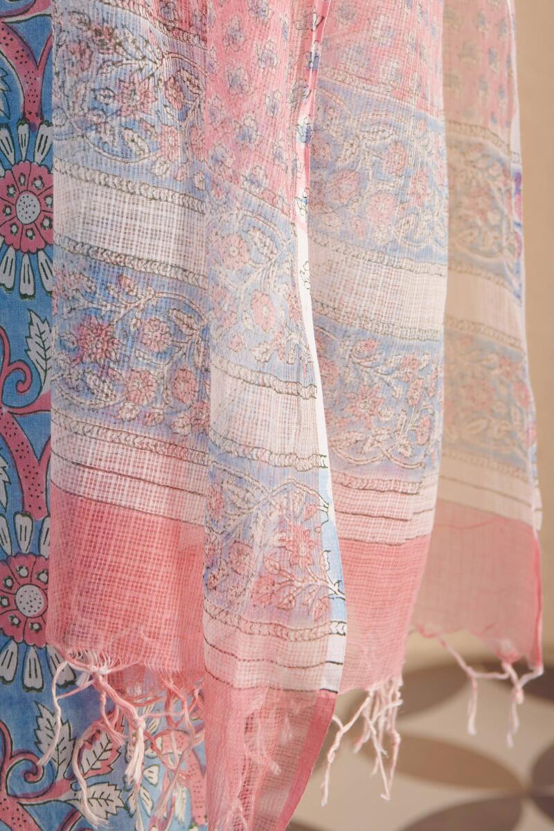 Gauhar Siya Sanganeri Kota Dupatta
