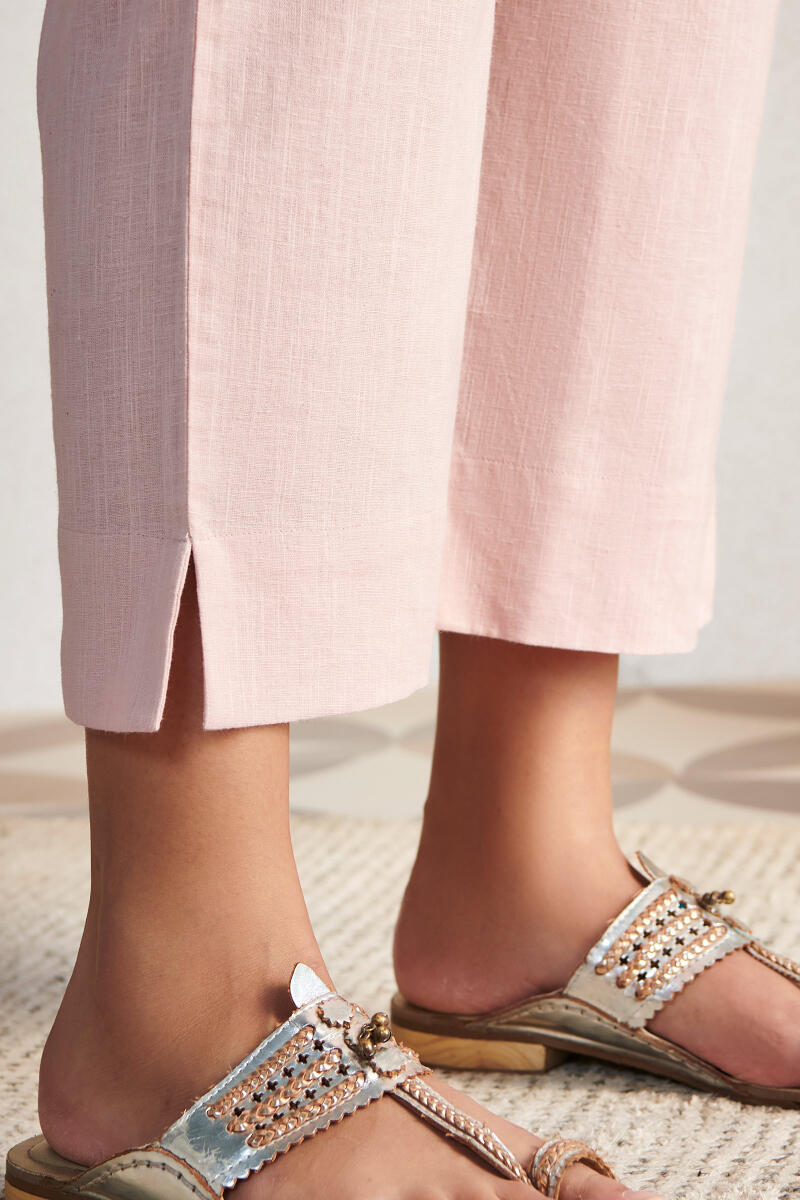 Roza Jia Pink Handloom Pants